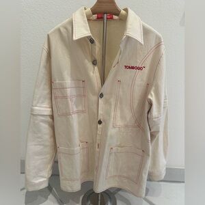 TOMBOGO Cream Canvas Jacket